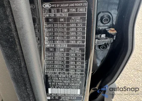 2019 Land Rover Range Rover Evoque Se z USA, uszkodzony, nr VIN SALVP2RXXKH328911